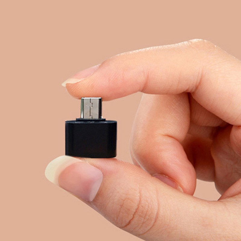 2pcs Portable Useful Micro USB Male To USB 2.0 Female Adapt