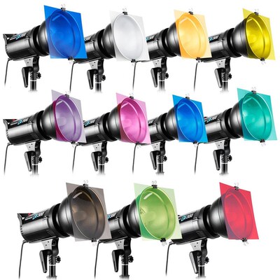 Flash Filter Set 11 Colors Filter for Photography LED Light