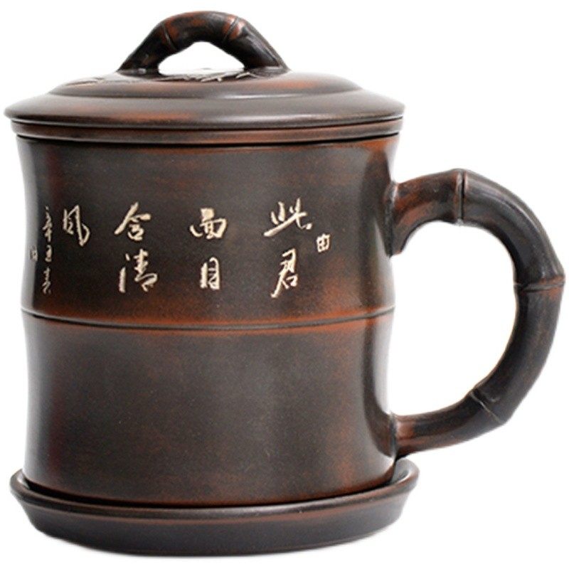 广西钦州坭兴陶茶具茶壶窑变杯子茶漏茶水内胆分离个人茶杯,餐饮具,茶杯,淘宝优惠券,粉丝福利购,淘宝优惠卷