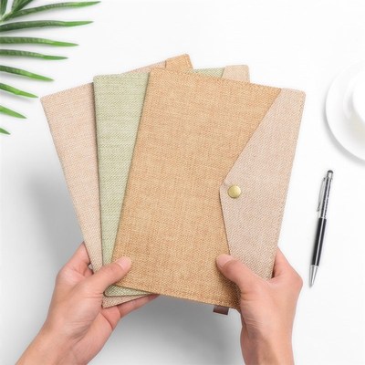 *1PC A4/A5 Big Capacity Simple Docut Bag Imitation Linen Can