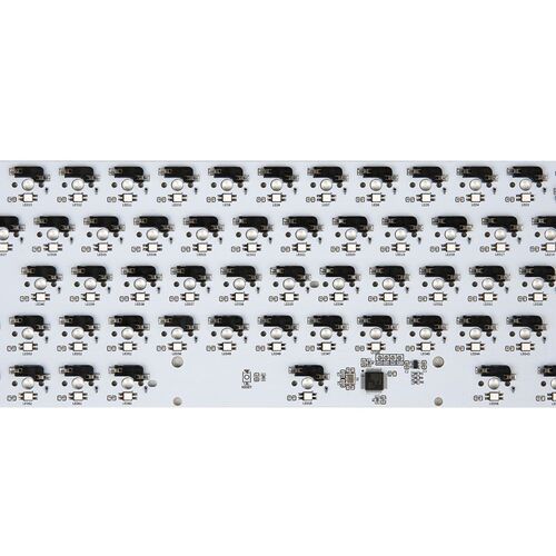 新品65% Rb 热插拔键盘PCB 68配列pcb 兼W容TADA孔位
