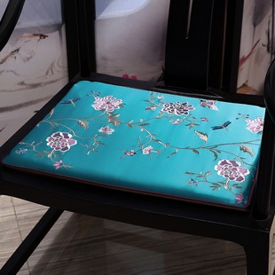 红木沙发坐垫椅垫新中式椅子座垫餐椅实木圈椅太师椅薄款防滑定制