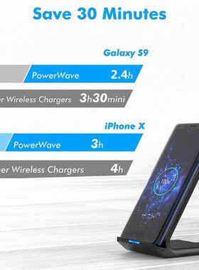 30W Qi Wireless Charger Stand For iPhone 13 12 11 Pro Max XR