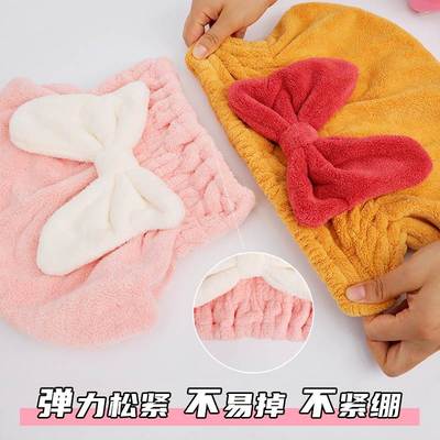 乾发帽女童超强吸水速干头发毛巾洗D头包头巾宝宝浴帽乾发巾女超