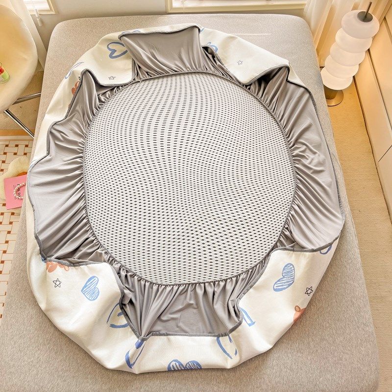 冰丝凉席床笠款卡通夏季儿童空调席子防滑床罩榻榻米薄床垫套,床上用品,冰丝席,淘宝优惠券,粉丝福利购,淘宝优惠卷