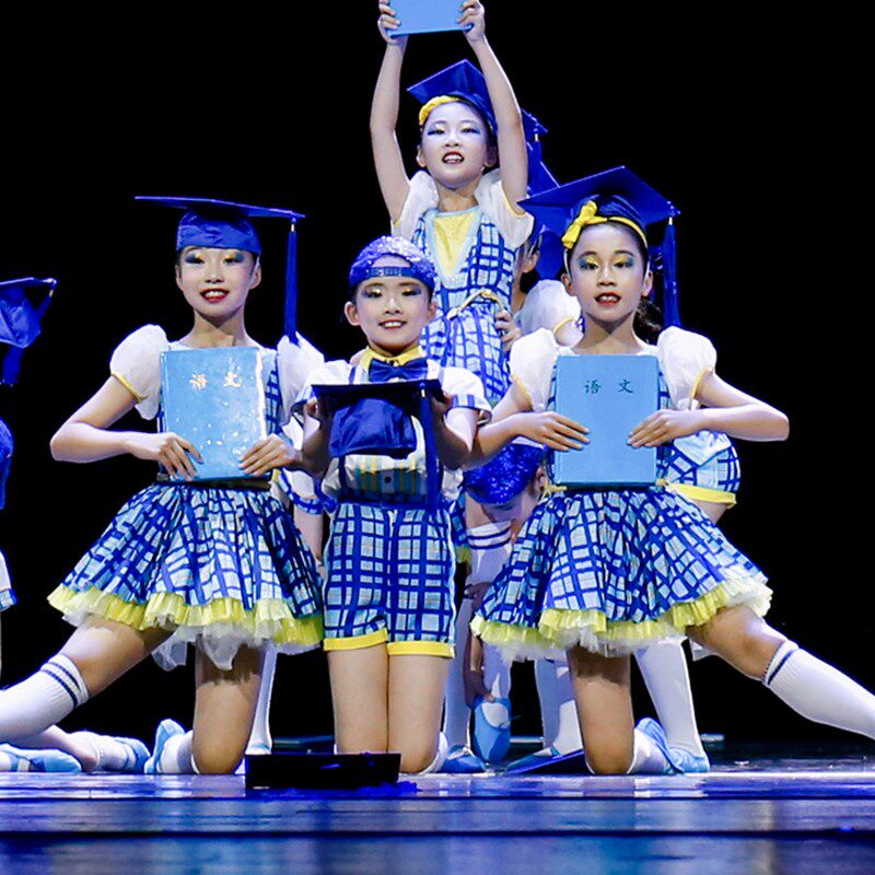 新品小荷风d采超人妈妈舞蹈服装小学生合唱六一表演服幼儿诗歌朗