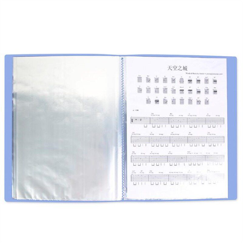1PC A4 Display Book 10~100 Page Transparent Insert Folder Do