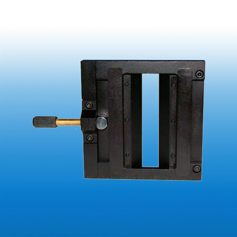 狭缝ST02fXF80 位移台 滑台 滑块丝杠模组滑轨微调刀口窄缝通光架