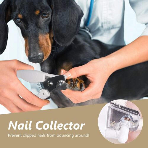 Benepaw Professional Light Dog Nail Clippers File USB Charg