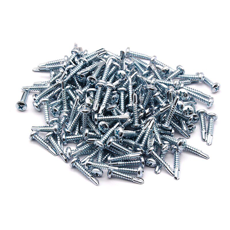 盘头十字钻尾螺丝钉m4.2m4z.8燕尾丝自攻自钻螺栓圆头自攻螺钉