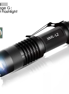 *8000LM Mini Led flashlight Super Bright torch Q5/T6/L2 lint