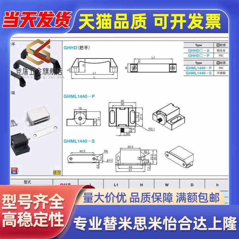 铝合金拉手 把手GHHD19/26/28-A/P