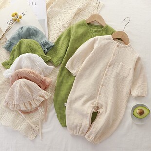 Girl clothes 推荐 Boys Jumpsuit Hat Cotton baby Toddler Rompe