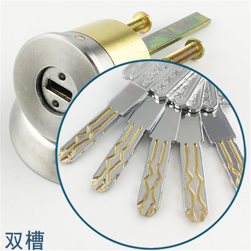 超C级防盗门锁胆l锁芯铜锁芯防盗锁锁芯超B级大门锁锁芯锁胆叶片