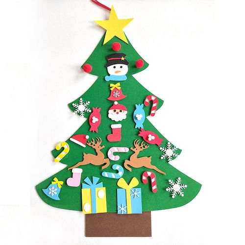 DIY Felt Christmas Tree Christmas Decoration for Home Navida