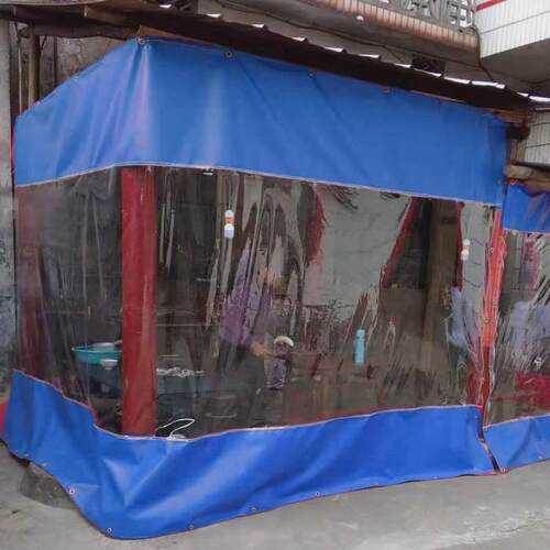 透明防雨布挡雨帘防尘篷布防水布帐篷挡风帘塑料布户外推拉棚新款