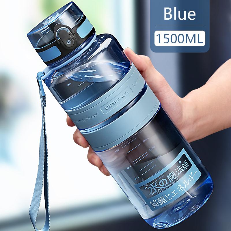 速发1L 1.5L 2L Sports Water Bottle Large Capacity Fitness Ou
