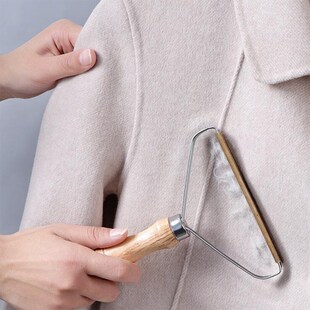 Portable Hair Lint Remover Clothes Fuzz Fabric Shaver Brush
