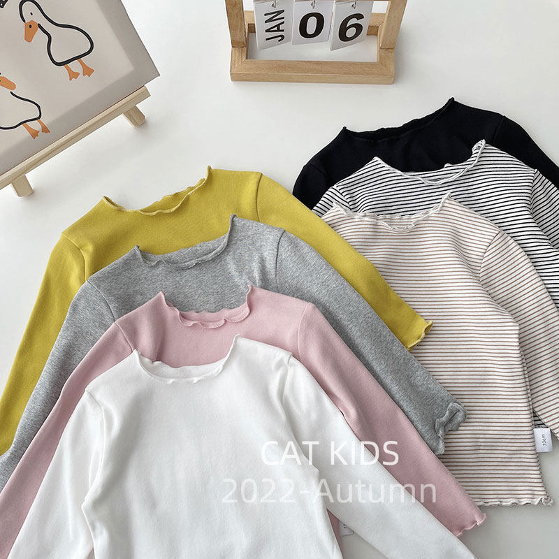 百搭春秋婴儿白色打底衫纯棉宝宝条纹内搭上衣小童儿童长袖T恤女,童装/婴儿装/亲子装,T恤,淘宝优惠券,粉丝福利购,淘宝优惠卷