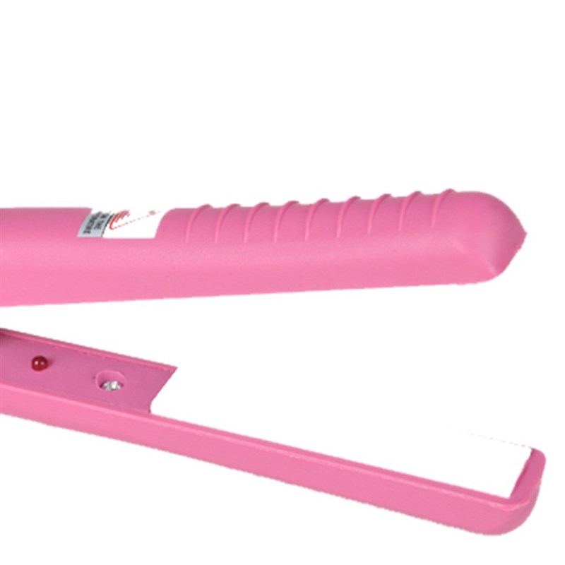 Professianal Mini Hair strwoightenCr Iron Pink eeramic Porta