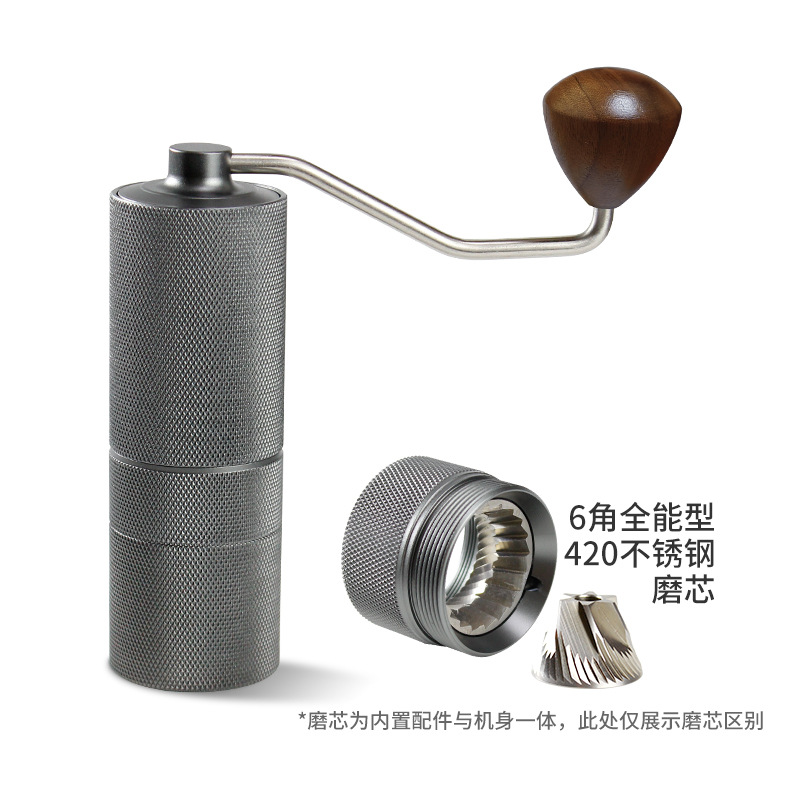 手动咖啡豆研磨机手磨咖啡机手摇磨豆机商用现磨咖U啡器具家用便