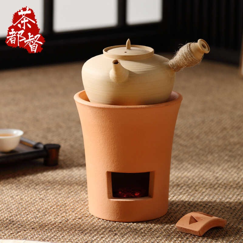 叶乔炭炉潮州两用风炉仔碳炉煮茶壶砂铫茶炉橄榄炭烧水红泥小火炉
