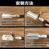 美发专业削发刀理发削刀打薄器碎发打薄刀架配进口刀片手动型刮刀