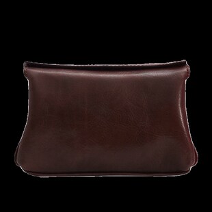 吉卡尼 头层牛皮洗漱包复古简约大容量化妆包男女旅行便携收纳包