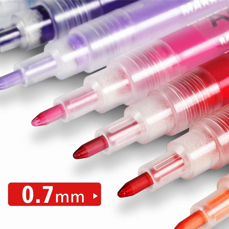 12 Colors Acrylic Paint Markers Set Water Based Art Marker图片