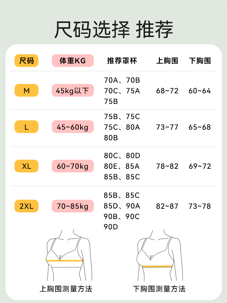 推荐一次性内衣文胸旅游内裤套装大尺码胸罩出差旅行bra免洗日抛