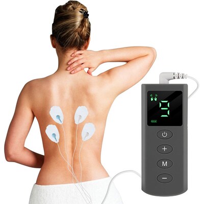 热销4 Modes TENS EMS Therapy Massager Machine Unit Digital 9