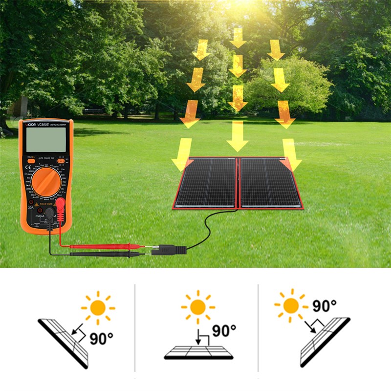 新品Dokio 18v 80w 100w painel solar kit foldble portátil pa 五金/工具 太阳能电池组件/太阳能板/光伏板 原图主图