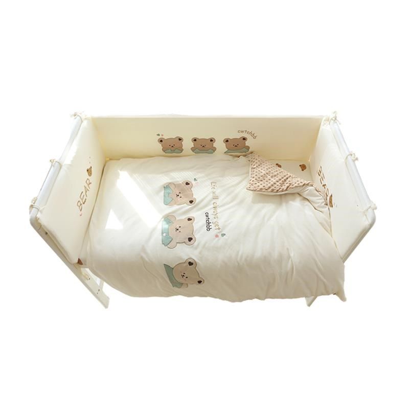 婴儿床围栏软包防撞透气儿童拼接床边护挡布宝宝a类床品定制,婴童用品,床围/床靠,淘宝优惠券,粉丝福利购,淘宝优惠卷
