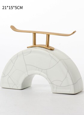 厂促新中式酒店大堂玄关软装摆件样板房间客厅酒柜创意陶瓷家现货