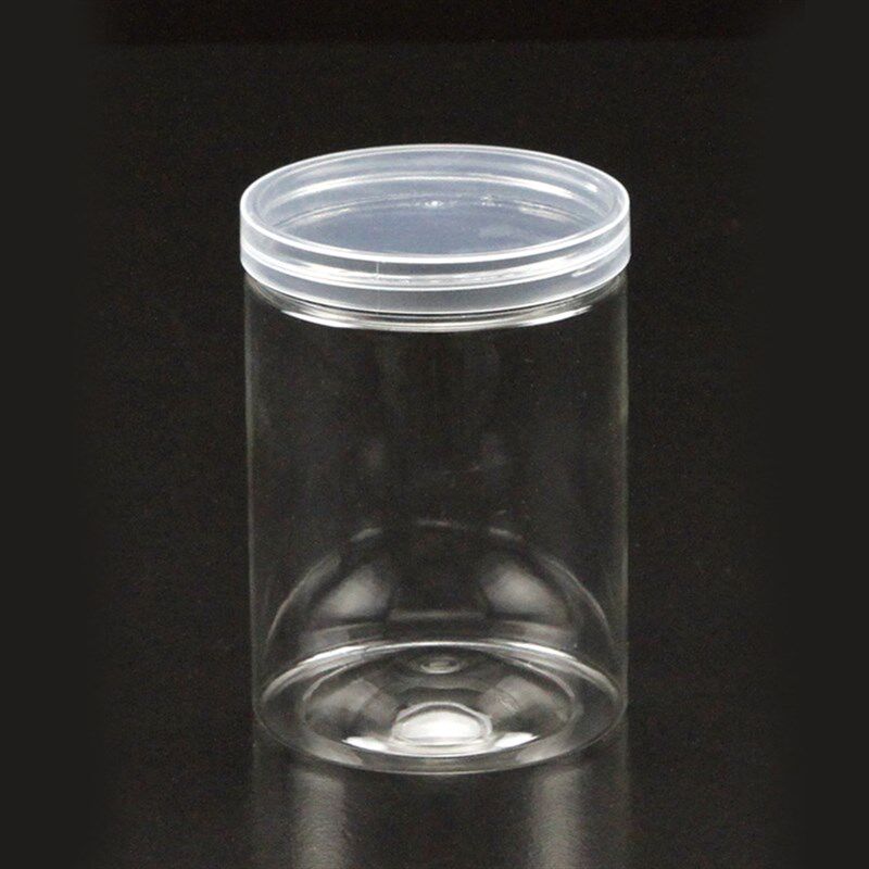 85口pet塑料密封食品罐子包装塑料瓶子500ml 透明v塑料小罐子50个