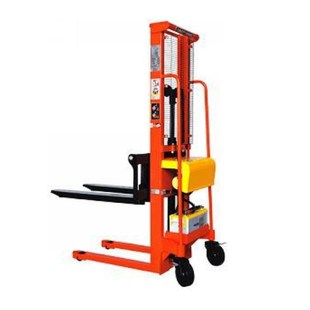 2吨 步行走式 卸车 小型 电动升高车装 半电动液压堆高叉车