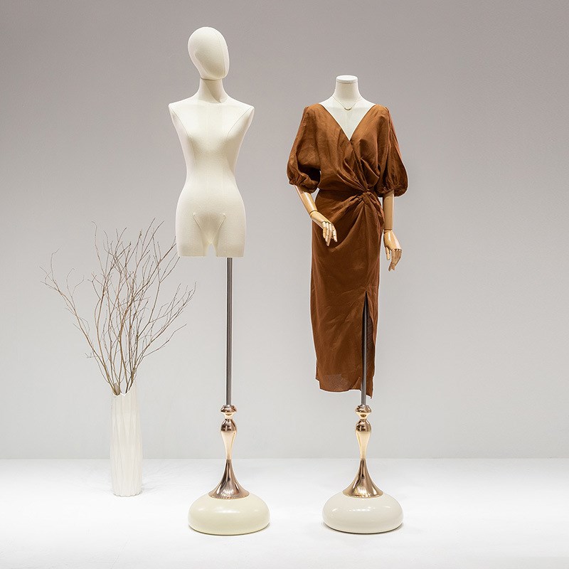 2024新款韩版服装店女半全身平肩模特道具女装橱窗人台模特展示架
