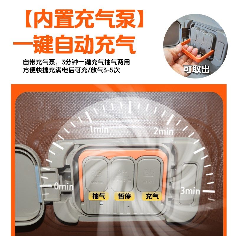 充气床垫加厚自动气垫床打地铺懒人床可折叠双人冲气床垫露营睡垫,汽车用品/电子/清洗/改装,车载旅行床,淘宝优惠券,粉丝福利购,淘宝优惠卷