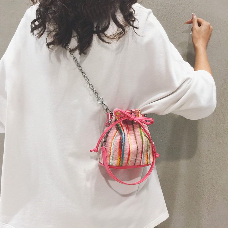 迷你小包包女斜挎包2023夏季新款手提水桶包高级感小众链条单肩包,箱包皮具/热销女包/男包,水桶包,淘宝优惠券,粉丝福利购,淘宝优惠卷