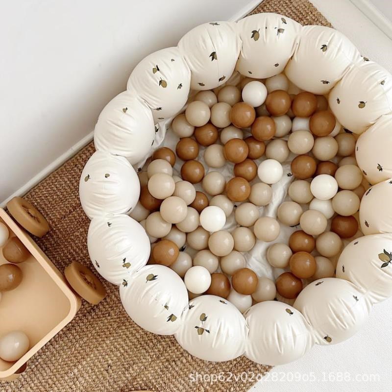 加厚户外海洋小型室内洗澡球池球池玩具大儿童充气号鱼池庭院泡澡