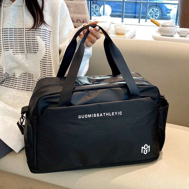 手提旅行包女短途轻便高颜值可套挂拉杆箱附加包大容量防水行李袋