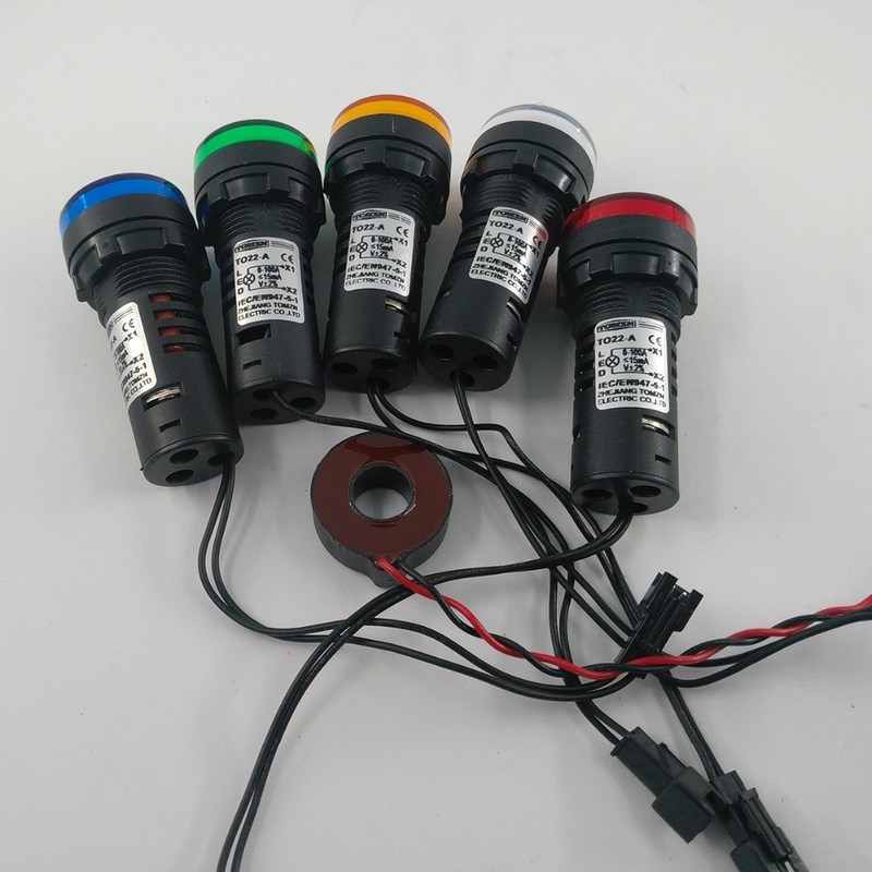 推荐22MM AC 0-100A 0-50A LED Ammeter current meter indicato