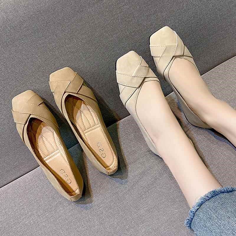 单鞋女2023新款时尚豆豆鞋女平底鞋浅口包头气质百搭简约夏季仙女,3C数码配件,USB多功能数码宝,淘宝优惠券,粉丝福利购,淘宝优惠卷