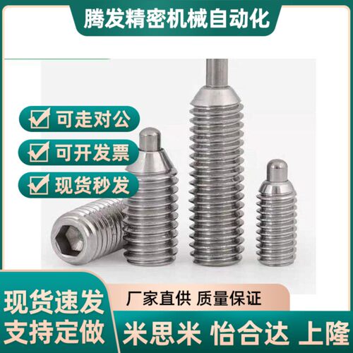 弹簧柱塞 定位柱ZAP01/04-M4/M5/M6/M8/M10/M12-H2/H3/H4/H5/H10