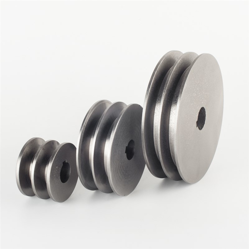 皮带轮双槽2B型平多槽150铸铁皮带轮大全柴油机电机马达三角皮带