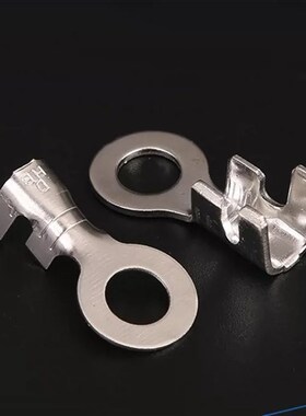 6.2圆形接线片 R型接线片端子 DJ431-6D 1个厚 加厚接地片