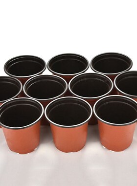 Planter Potnursery-Pots Flower Garden-Decor Plastic Round Ho