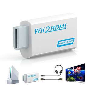 推荐Full HD 1080P Wii to HDMI Converter Adapter Wii2HDMI Con