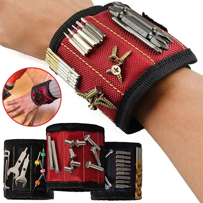 推荐ZK30 New Strong Magnetic Wristband Portable Tool Bag For