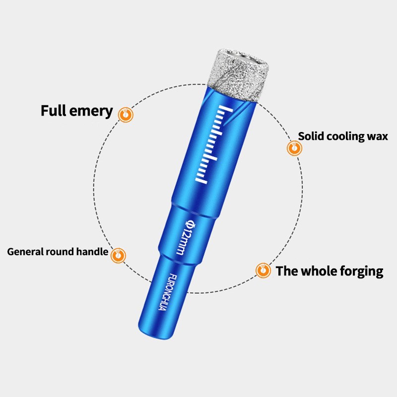 7Pcs Floor Tiles Vitrified Brick Drilling Bits Granite Marbl